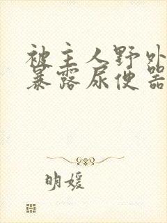 被主人野外调教暴露尿便器