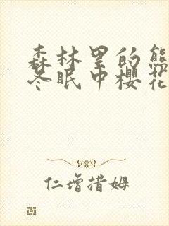 森林里的熊先生冬眠中樱花动漫