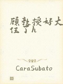 顾教授好大含不住了h