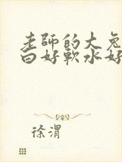 老师的大兔子好白好软水好多