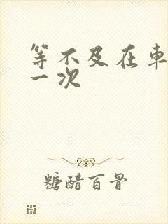 等不及在车里做一次