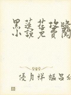 黑莲花攻略手册小说免费阅读