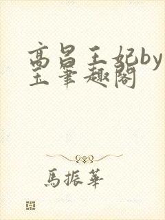 高昌王妃by黛玉笔趣阁