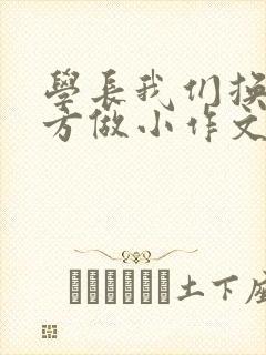 学长我们换个地方做小作文