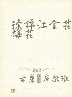 徐锦江金花瓶楷梅花