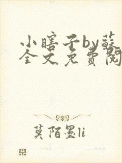 小瞎子by苏软全文免费阅读