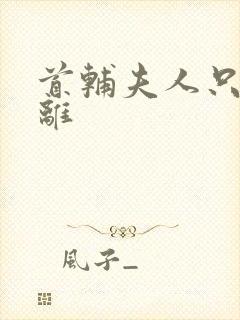 首辅夫人只想和离