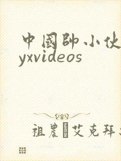 中国帅小伙gayxvideos