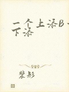 一个上添B一个下添