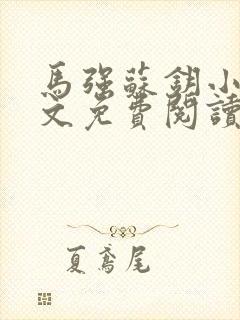 马强苏钥小说全文免费阅读最新章节