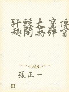 轩辕大宝传奇笔趣阁无弹窗