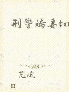 刑警娇妻txt