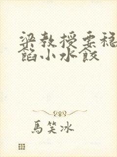 梁教授要稳住肉馅小水饺