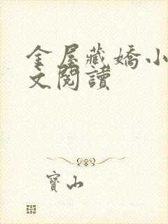 金屋藏娇小说全文阅读