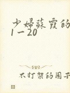 少妇苏霞的沉沦1一20