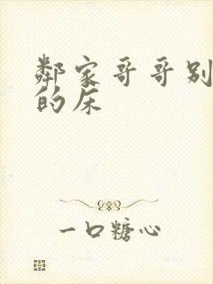 邻家哥哥别上我的床