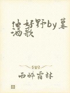 他好野by暮色酒歌