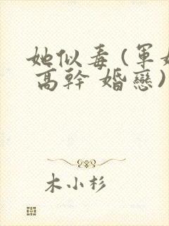 她似毒 (军婚 高干 婚恋)完结