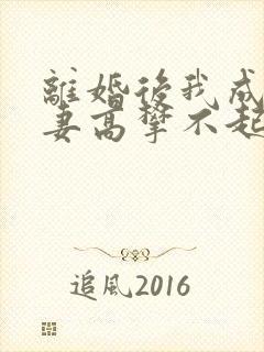 离婚后我成了前妻高攀不起的神