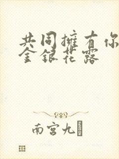 共同拥有你by金银花露