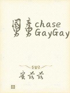 国产chase男男GayGay