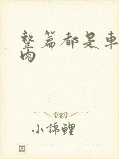 整篇都是车的多肉