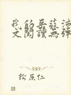 我的岳苏沛真全文阅读无弹窗笔趣阁