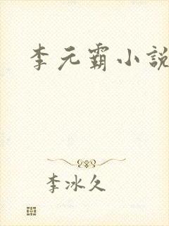 李元霸小说