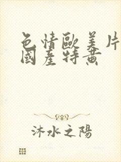 色情欧美片午夜国产特黄