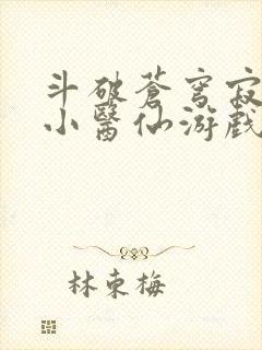 斗破苍穹寂寞的小医仙游戏世界