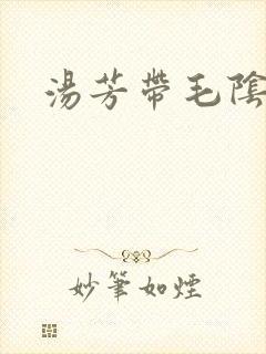 汤芳带毛阴部