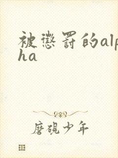 被惩罚的alpha