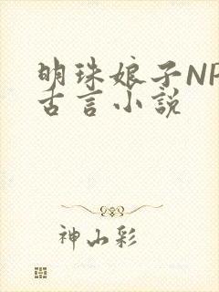 明珠娘子NPC古言小说