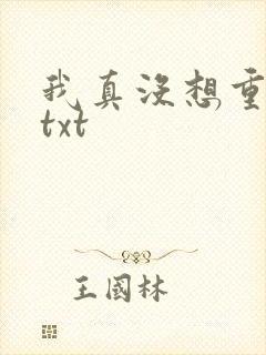 我真没想重生啊txt