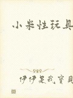 小米性玩具日记