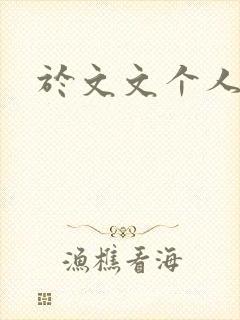 于文文个人简历