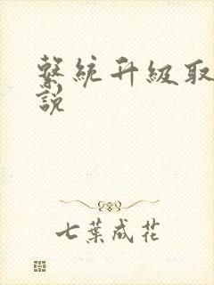 系统升级取液小说