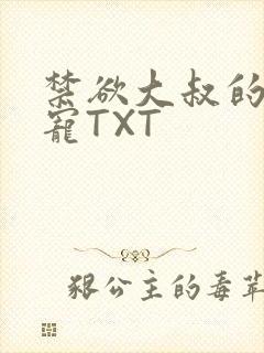 禁欲大叔的心尖宠TXT