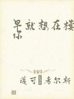 早就想在楼梯要你