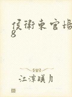 侯卫东官场笔记8