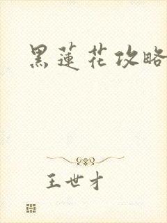 黑莲花攻略手册