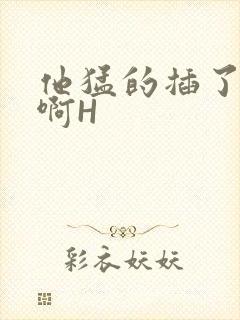 他猛的插了进去啊H