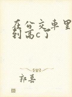 在公交车里c弄到高c了