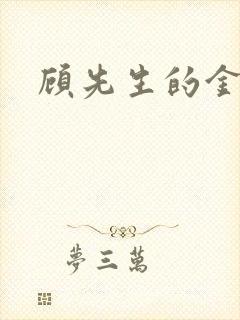 顾先生的金丝雀