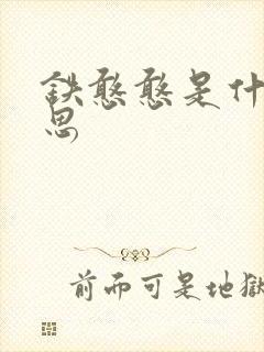 铁憨憨是什么意思