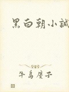 黑白朝小诚