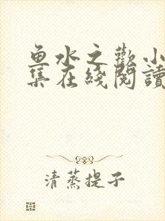 鱼水之欢小说全集在线阅读