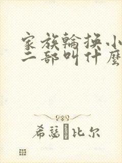 家族轮换小说第二部叫什么名字