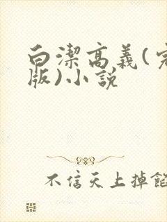 白洁高义(完整版)小说