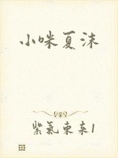 小咪夏沫